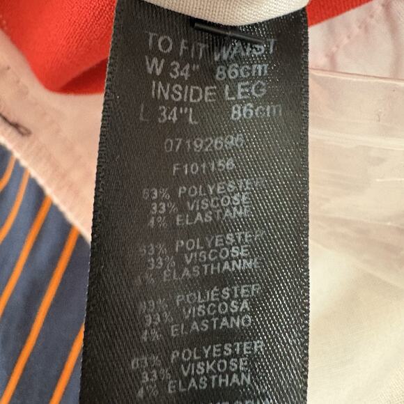 NEW! ASOS Trouser Pant Career Casual Red - 34 - Picture 8 of 8